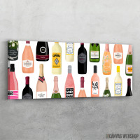 Slika Vino i sampanjac flase Slika Vino i sampanjac flase