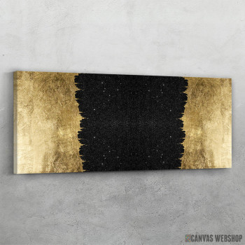 Slika Zvezdana noc zlatna crna