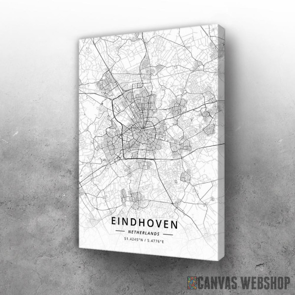 Slika Ajndhoven mapa - white