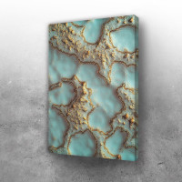 Aqua Coral Reef Abstract