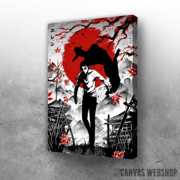 Slika Attack On Titan Eren minimalistic Slika Attack On Titan Eren minimalistic