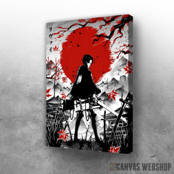 Slika Attack On Titan Levi minimalistic Slika Attack On Titan Levi minimalistic