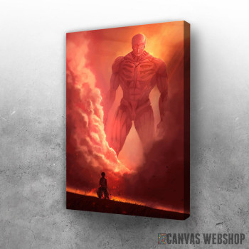 Slika Attack On Titan giant in red Slika Attack On Titan giant in red