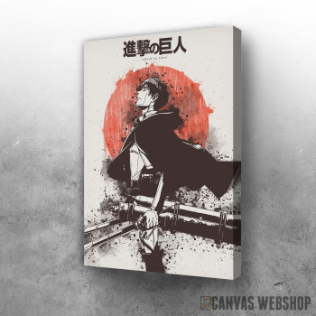 Slika Attack on Titan Eren minimalistic anime Slika Attack on Titan Eren minimalistic anime