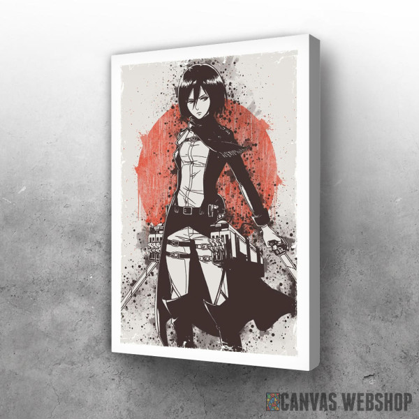 Slika Attack on Titan Mikasa swords Slika Attack on Titan Mikasa swords