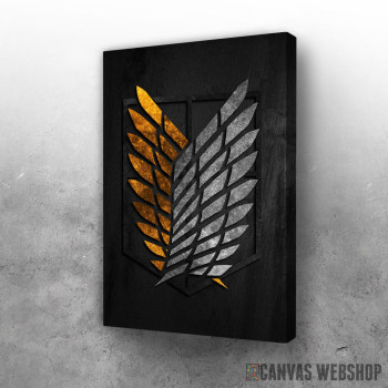 Slika Attack on Titan Orange Wings Slika Attack on Titan Orange Wings