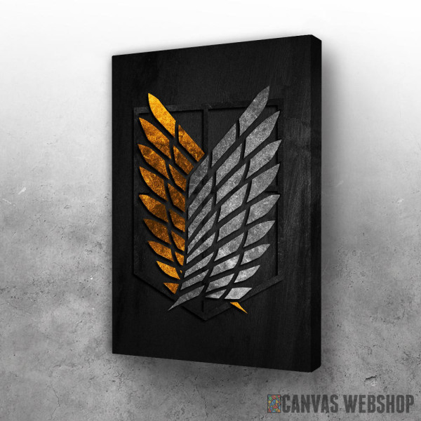 Slika Attack on Titan Orange Wings Slika Attack on Titan Orange Wings