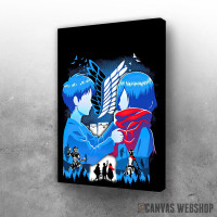 Slika Attack on Titan Siluete i logo