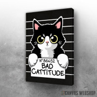 Slika Bad cattitude cat prisoner
