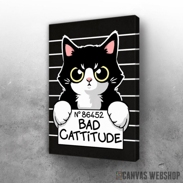 Slika Bad cattitude cat prisoner Slika Bad cattitude cat prisoner