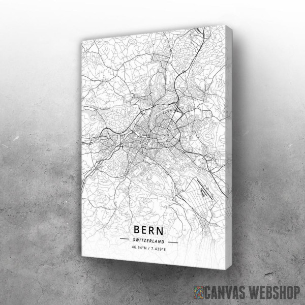 Slika Bern mapa - white
