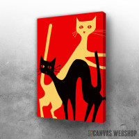 Slika Black and White Cats