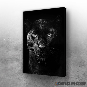 Slika Black panther head Slika Black panther head
