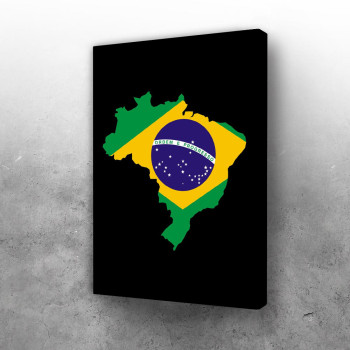 Brazil - mapa i zastava