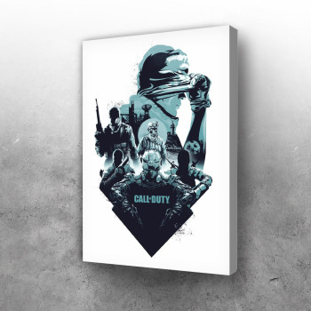 Call of Duty Silhouettes white
