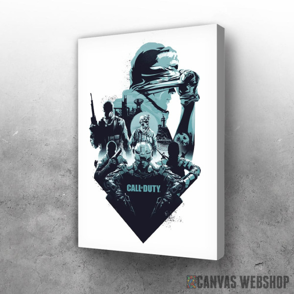 Slika Call of Duty Silhouettes white