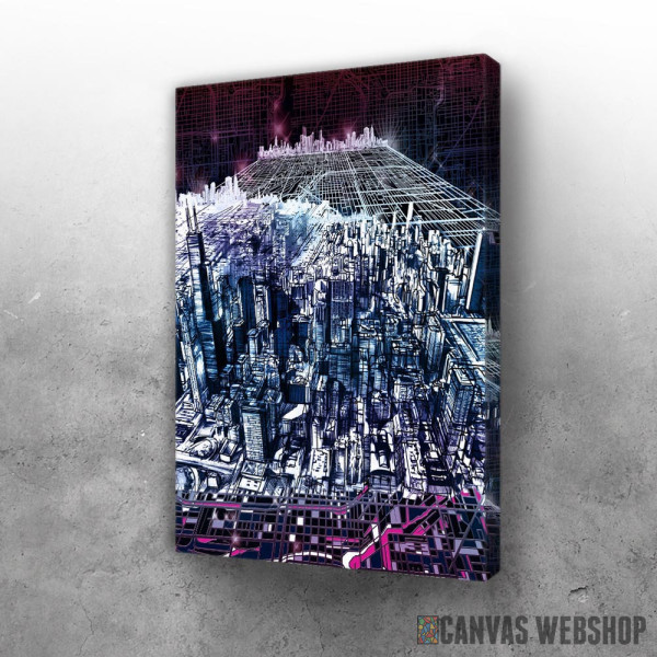Slika Chicago City Abstract Slika Chicago City Abstract