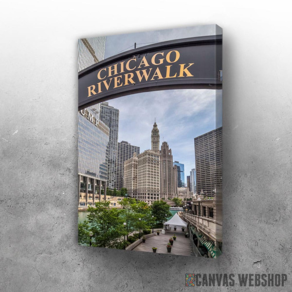 Slika Cikago riverwalk
