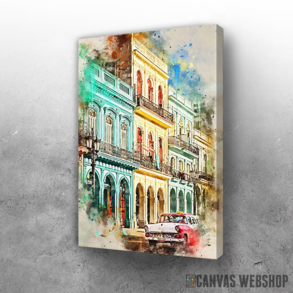 Slika Cuba in Watercolor