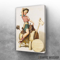 Slika Cute cowgirl