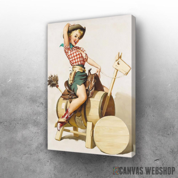 Slika Cute cowgirl