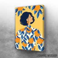 Slika Devojka sa pomorandžom