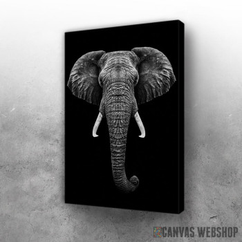 Slika Elephant head with horns Slika Elephant head with horns