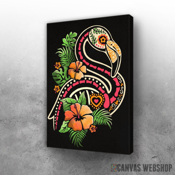 Slika Flamingo tropical calavera Slika Flamingo tropical calavera