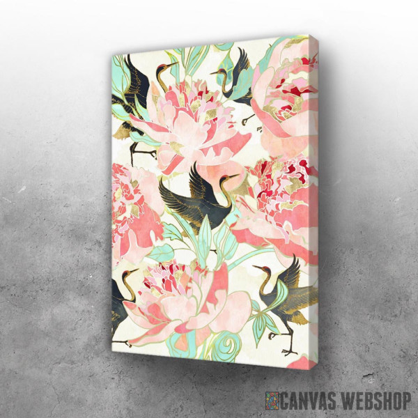 Slika Floral Cranes Slika Floral Cranes
