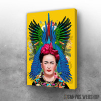 Frida Kahlo feathers