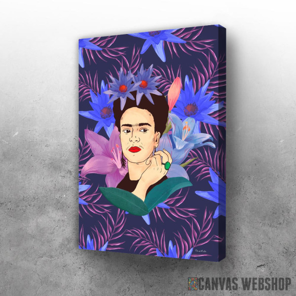 Slika Frida purple art