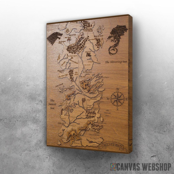 Slika GAME OF THRONES MAP Slika GAME OF THRONES MAP