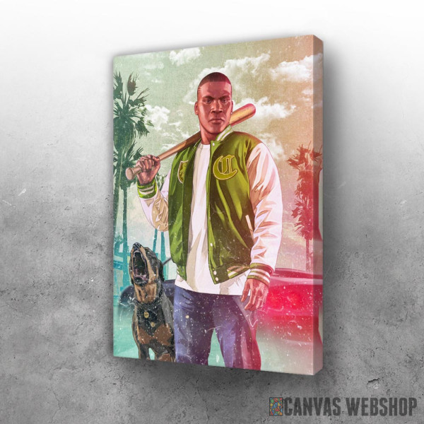 Slika GTA V Franklin Poster Slika GTA V Franklin Poster