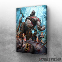 Slika God of War Kratos won