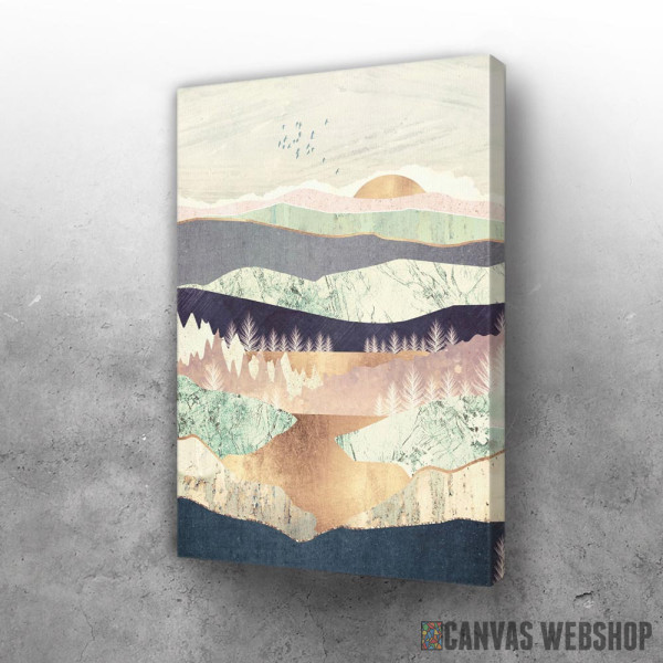 Slika Golden Spring Reflection