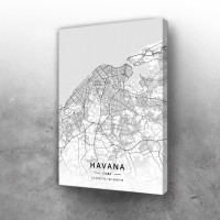 Havana mapa - white