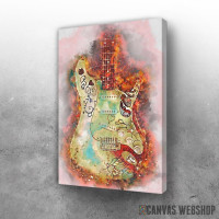 Slika Hendrix Monterey Guitar