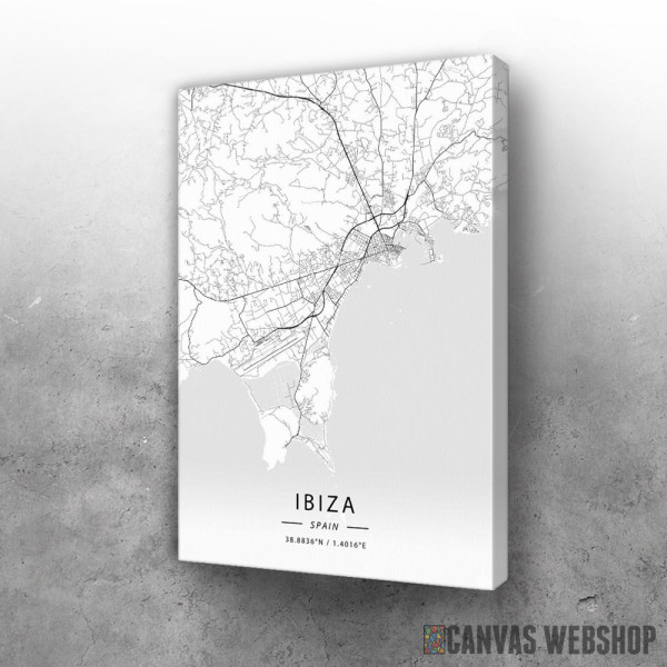 Slika Ibica mapa - white Slika Ibica mapa - white