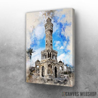 Slika Izmir in Watercolor