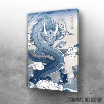 Slika Japan Blue Dragon Slika Japan Blue Dragon