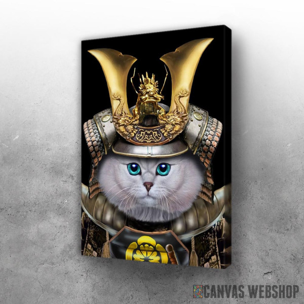 Slika Japan Samurai Warrior Cat Slika Japan Samurai Warrior Cat