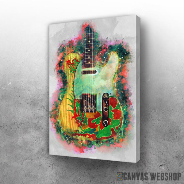Slika Jimmy Page Dragon Guitar Slika Jimmy Page Dragon Guitar
