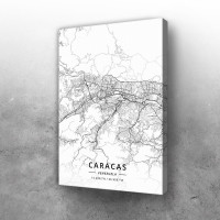 Karakas mapa - white