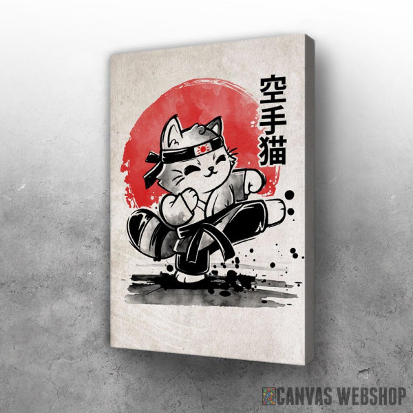Slika Karate cat Slika Karate cat