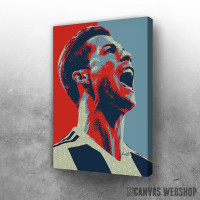 Slika Kristijano Ronaldo - crveno plavo