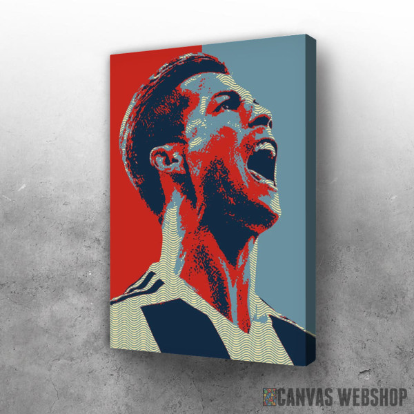 Slika Kristijano Ronaldo - crveno plavo