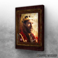 Slika Leonel Mesi - kralj sa krunom