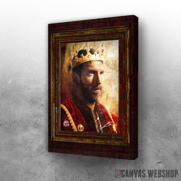 Slika Leonel Mesi - kralj sa krunom