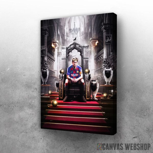 Slika Leonel Mesi na prestolu