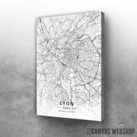 Slika Lion mapa - white